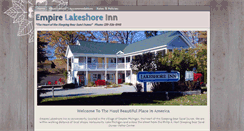 Desktop Screenshot of empirelakeshoreinn.net